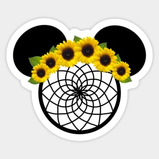 Sunflower Dream Catcher Sticker